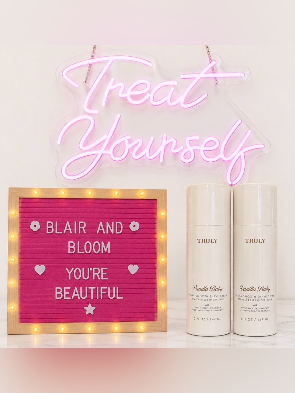 Truly Vanilla Baby Luxury Hydra-Smooth Shave Set Bundle